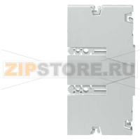 КОНЦЕВАЯ ПЛАСТИНА ДЛЯ ЗАЩИТНОГО КОЖУХА,МОЖЕТ ЗАЩЕЛКИВАТЬСЯ НА МОНТАЖНОЙ ШИНЕ Siemens 5ST2134