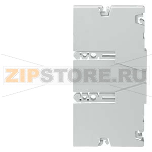 КОНЦЕВАЯ ПЛАСТИНА ДЛЯ ЗАЩИТНОГО КОЖУХА,МОЖЕТ ЗАЩЕЛКИВАТЬСЯ НА МОНТАЖНОЙ ШИНЕ Siemens 5ST2134 