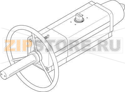 Привод неполноповоротный Festo DAPS-0240-090-RS1-F1012-MW 