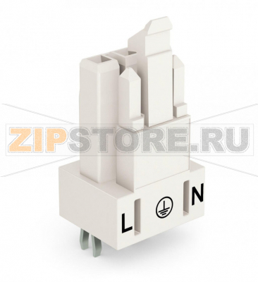 Розетка для печатных плат; прямые; 3-пол.; Код. A; белые Wago 890-823 Protected against mismating and maintenance-freePush-in CAGE CLAMP® spring pressure connection technology allows solid conductors to be simply pushed into a unit.Low profile with 4.4 mm pole spacing...