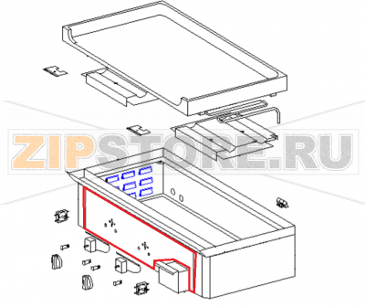 Front panel Roller Grill PSF 600 E   Front panel Roller Grill PSF 600 EЗапчасть на 