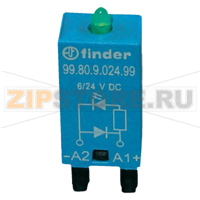 Модуль вставной с безынерционным диодом, без светодиода Finder 99.80.9.024.90.0 