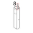 Tie-rod with nuts Vema FL 2005