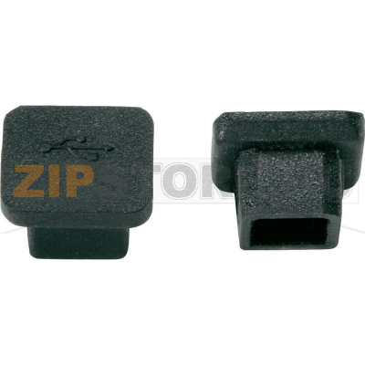 Колпачек защитный, USB, кремниевый, черный, 1 шт PB Fastener CP-USB-B 