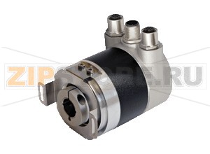 Однооборотный абсолютный шифратор Singleturn absolute encoder ESS58-PZ Pepperl+Fuchs General specificationsDetection typephotoelectric samplingDevice typeSingleturn absolute encoderFunctional safety related parametersMTTFd130 aMission Time (TM)20 aL10h1.9 E+11 at 6000&nbsprpm and 20/40&nbspN axial/radial shaft loadDiagnostic Coverage (DC)0 %Electrical specificationsOperating voltage10 ... 30 V DC , safe galvanic isolation per EN 50178Power consumptionmax. 3 WLinearity&plusmn 0.5 LSB (12 Bit) , &plusmn 2 LSB (16 Bit)Output codebinary codeCode course (counting direction)programmable,cw ascending (clockwise rotation, code course ascending)cw descending (clockwise rotation, code course descending)InterfaceInterface typeEthernet PowerlinkResolutionSingle turnup to 16 BitOverall resolutionup to 16 BitTransfer rate100 MBit/sConnectionConnectorEthernet: 2 sockets M12 x 1, 4-pin, D-codedSupply: 1 plug M12 x 1, 5-pin, A-codedStandard conformityDegree of protectionDIN&nbspEN&nbsp60529,shaft side: IP64 (without shaft seal)/IP66 (with shaft seal)housing side: IP65Climatic testingDIN&nbspEN&nbsp60068-2-3, no moisture condensationEmitted interferenceEN&nbsp61000-6-4:2007Noise immunityEN&nbsp61000-6-2:2005Shock resistanceDIN&nbspEN&nbsp60068-2-27, 100&nbspg, 6&nbspmsVibration resistanceDIN&nbspEN&nbsp60068-2-6, 10&nbspg, 10&nbsp...&nbsp2000&nbspHzApprovals and certificatesUL approvalcULus Listed, General Purpose, Class 2 Power SourceCCC approvalCCC approval / marking not required for products rated &le36 VAmbient conditionsOperating temperature-40 ... 79 °C (-40 ... 174.2 °F)Storage temperature-40 ... 85 °C (-40 ... 185 °F)Relative humidity98 % , no moisture condensationMechanical specificationsMaterialhousing: powder coated aluminumflange: aluminumshaft: stainless steelMassapprox. 550 gRotational speedmax. 12000 min -1Moment of inertia30  gcm2Starting torque&le 3 Ncm (version without shaft seal)Tightening torque, fastening screwsmax. 1.8 NmShaft loadAngle offset&plusmn 0.9 °Axial offsetstatic: &plusmn 0.3 mm, dynamic: &plusmn 0.1 mmRadial offsetstatic: &plusmn 0.5 mm, dynamic: &plusmn 0.2 mm