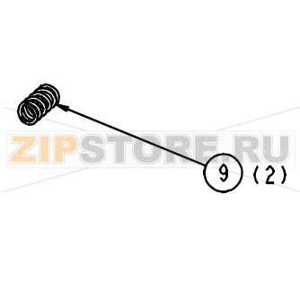 Пружина сжатия .300ODX.045WD X.44LG Datamax A-6212 LH Пружина сжатия .300ODX.045WD X.44LG Datamax A-6212 LHЗапчасть на сборочном чертеже под номером: 9Название запчасти Datamax на английском языке: SPRING COMP .300ODX.045WD X.44LG