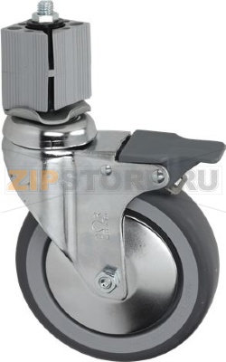 ПОВОРОТНОЕ ИГОЛЬЧАТОЕ КОЛЕСО С ТОРМОЗОМ 