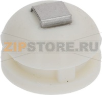 RUBBER PIECE WHITE WITH LIGHT CONTACT