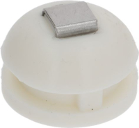 RUBBER PIECE WHITE WITH LIGHT CONTACT