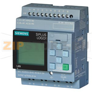 SIPLUS LOGO! 230RCE, логический модуль, рабочая температура -20 ... +70&amp;#176;C, пуск при -20&amp;#176;C, со стойким покрытием, на основе 6ED1052-1FB08-0BA0 . Логический модуль, дисплей, напряжение питания/входов/выходов: 115 В/230 В/ реле, 8 DI/4DO, память 40 