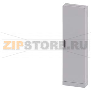 ALPHA 630, Floor-mounted cabinet, IP43, Protection class 1, H: 1950 mm, W: 550 mm, T: 210 mm, RAL 7035, incl. flange in roof Siemens 8GK1322-8KA22 