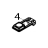 Feed button / Blue, MOQ 5 pcs TSC TTP-245С