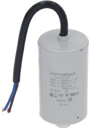 CAPACITOR W/BIPOLAR 14MF + 15CM 