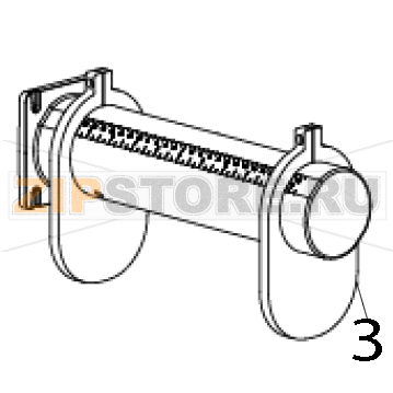 Media fixing tab TSC TTP-286MT Media fixing tab TSC TTP-286MTЗапчасть на деталировке под номером: 3