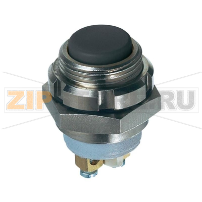Кнопка 250 В/AC, 48 В/DC, 0.2 А, 1 x выкл/вкл, без фиксации, IP67, 1 шт APEM IZMR3S41N 