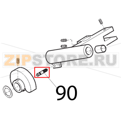 Rullino movimento Sirman Topaz 220 Rullino movimento Sirman Topaz 220Запчасть на деталировке под номером: 90