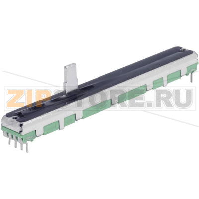 Потенциометр ползунковый 5 кОм, стерео, 0.25 Вт, линейный, 1 шт TT Electronics PS60M-0MC1B R5K 