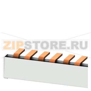 2-ФАЗН. ШИНА НА 12МОДУЛЕЙ 32A ДЛЯ КЛЕММ 6КВ.MM (ДЛЯ 5TE8 1+2,5TE4 8,5TE5 8, 5TE7 1+2+3,5TE4 7,5TE5 7,5TT55) Siemens 5TE9101 