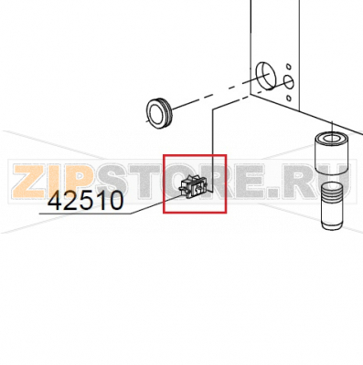Cable-fastener with screw DIHR DW014 Cable-fastener with screw DIHR DW014Запчасть на деталировке под номером: 42510Название запчасти на английском языке: Cable-fastener with screw DIHR DW014