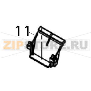 Print head cable cover, MOQ 5 pcs TSC TTP-343C Print head cable cover, MOQ 5 pcs TSC TTP-343CЗапчасть на деталировке под номером: 11