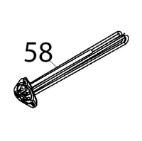 Resistenza 4500 Вт flangia triangolare Teikos TS603