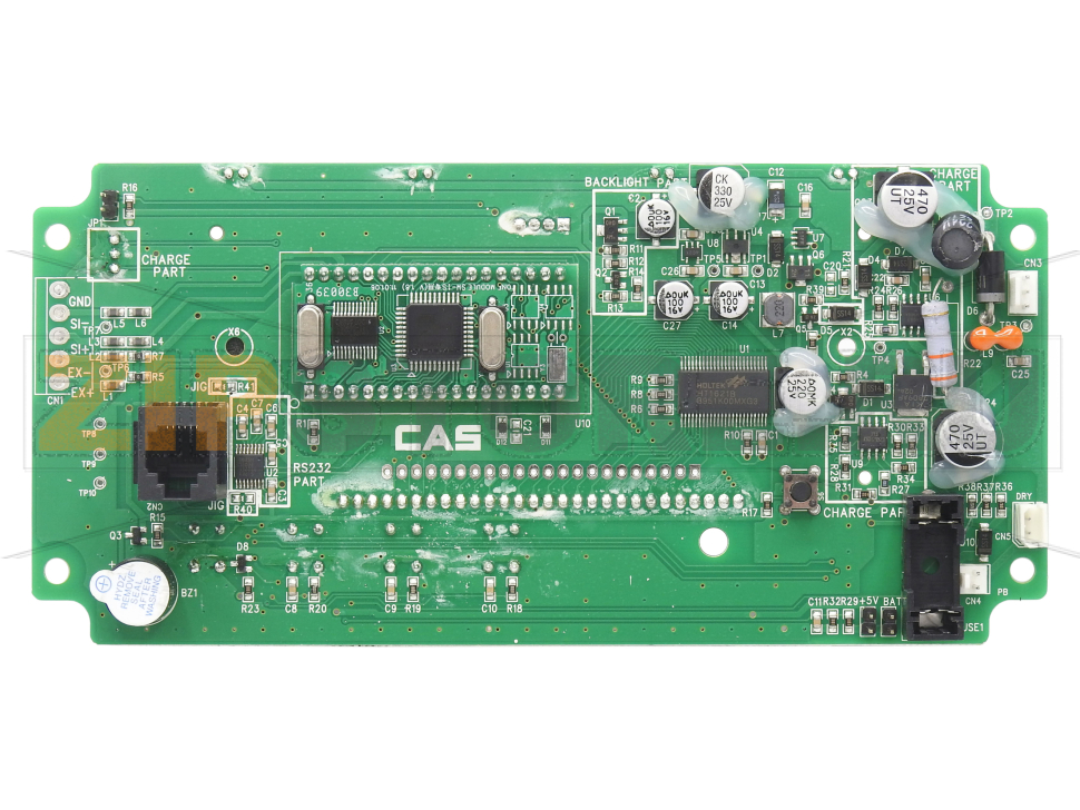Главная плата для весов CAS PB (MAIN PCB ASS`Y PB) Материнаская плата (системная плата, главная плата логики) для весов CAS PB (MAIN PCB ASS`Y PB). Главная плата логики подходит для следующих модификаций весов CAS: PB-30, PB-60, PB-150, PB-200