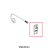 Magnetic support plate for door microsw Unox XVC 704