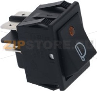 SWITCH 2-POLE BLACK K069