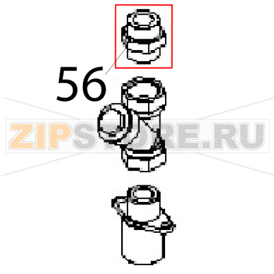 Nipple M 1/2" Angelo Po FM1221E1 Nipple M 1/2" Angelo Po FM1221E1Запчасть на деталировке под номером: 56