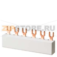 ШИНА 63A 3 ПОЛЯРНЫЙ МОДУЛЬ ШИРИНА 15 MM ДЛЯ KE-ТИПА ДЛЯ 2 ПРИБОРОВ Siemens 5ST2601