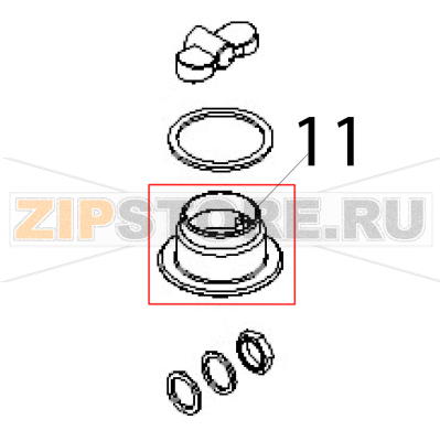 Valve connector Angelo Po FC1011G Valve connector Angelo Po FC1011GЗапчасть на деталировке под номером: 11