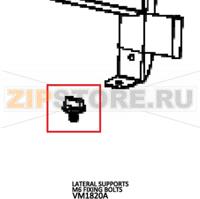 Lateral supports M6 fixing bolts Unox XVC 105E Lateral supports M6 fixing bolts Unox XVC 105EЗапчасть на деталировке под номером: 51Название запчасти на английском языке: Lateral supports M6 fixing bolts Unox XVC 105E