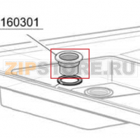 Drain outlet 1"1/2 C-S-N Comenda GFS-90