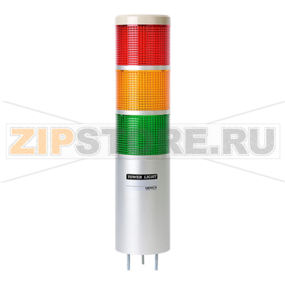 Колонна сигнальная, светодиодная, алюминиевая, Ø: 86 мм Autonics ML8M-F3FF-RYG 
