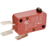 Микропереключатель 250 В/AC, 8 А, 1 x вкл/вкл, без фиксации, 1 шт Marquardt 01004.1001-01