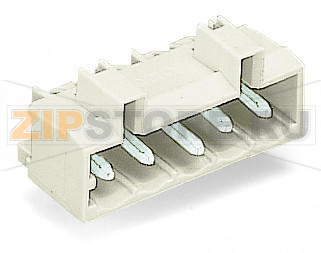MCS MIDI Вилка THT; 1.0 x 1.0 mm solder pin; угловые; 100% защита от неправильного подсоединения; Заземляющий контакт; Шаг контактов 5 мм; 3-пол.; светло-серые Wago 721-433/001-040 Исполнение с выводами под запрессовку обеспечивает крепление к печатной плате без пайки100% защита от неправильного подсоединенияВозможны варианты кодировки...