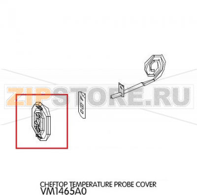 Cheftop temperature probe cover Unox XBC 605 Cheftop temperature probe cover Unox XBC 605Запчасть на деталировке под номером: 104Название запчасти на английском языке: Cheftop temperature probe cover Unox XBC 605