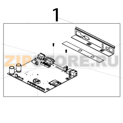 Main board assembly TSC TC200 Main board assembly TSC TC200Запчасть на деталировке под номером: 1