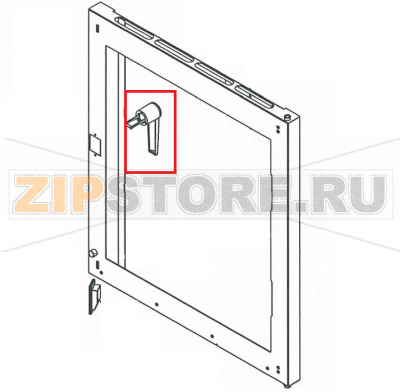 Maniglia forno completa G-PRO Garbin 10M    Maniglia forno completa G-PRO Garbin 10MЗапчасть на сборочном чертеже под номером: 6