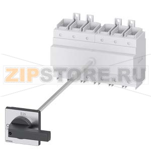 ГЛАВНЫЙ КОНТРОЛЬНЫЙ ВЫКЛЮЧАТЕЛЬ 3-ПОЛЮСА FRO FLOOR MOUNTING W. DOOR-COUPLING ROTARY OPERATING MECHANISM OPERATOR CONTROL ELEMENT BLACK FRONT/FOUR-HOLE MOUNTING 6-ПОЛЮСА IU=250A P/AC-23A AT 400V=132KW SWITCHING ELEMENT FLOOR MOUNTING Siemens 3LD2418-3VK11 