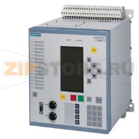 дистанционная защита 7SA63 панель управления: подсвеченный большой дисплей для упр-я присоед.,кнопки управл., переключатели с ключом, функциональные клавиши, числовая панель управления, интерфейс ПК отключение 3-фазное пуск I>, пуск U</I>/ АПВ, УРОВ, защи