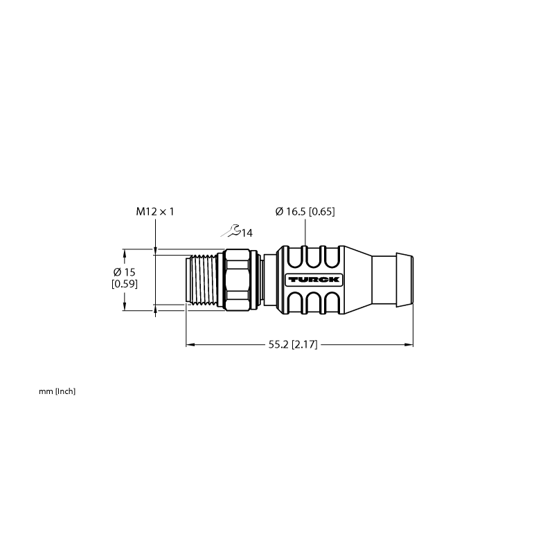 Резистор оконечный для построения топологии линии RFID Turck RSEV57-TR2/RFID 