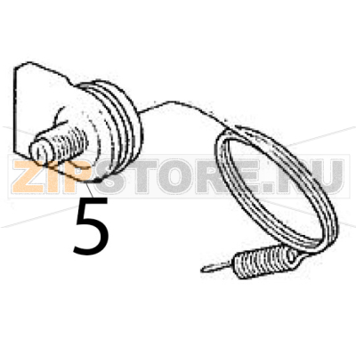 Termostato di sicurezza Scotsman B 40 Termostato di sicurezza Scotsman B 40Запчасть на деталировке под номером: 5