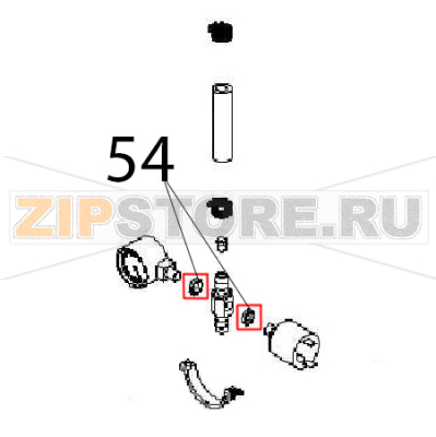 Spacer Angelo Po FM611E1 Spacer Angelo Po FM611E1Запчасть на деталировке под номером: 54