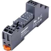 Цоколь с пружинными зажимами для 2 контактных реле R2G, 12A Shenler SRC08-S