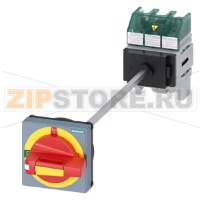SENTRON, Molded case switch 3LD5 UL, Emergency switching-off, 3-pole, certified according to UL489 UL60947-4-1 and IEC60947-3, UL: 30A, SCCR 50kA at 480VAC, Operating power at 480VAC 3-phase: 20hp, IEC: 32A, Operating power at AC-23A at 400V: 15kW, floor
