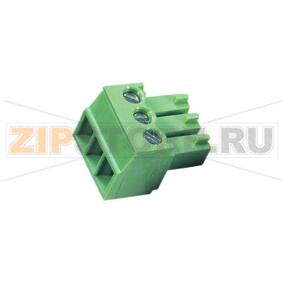 Разъем клеммный 160/300 В, 8/9 A, 3 контакта, 1.5 мм², зеленый PTR AK1550/3-3.5 