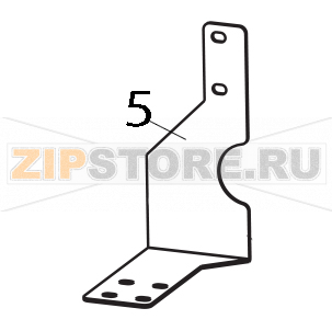 Staffa pompa scarico Elettrobar Fast 161 DP Staffa pompa scarico Elettrobar Fast 161 DPЗапчасть на деталировке под номером: 5