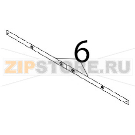 Profilo tenuta porta Angelo Po 291FAGF Profilo tenuta porta Angelo Po 291FAGFЗапчасть на деталировке под номером: 6