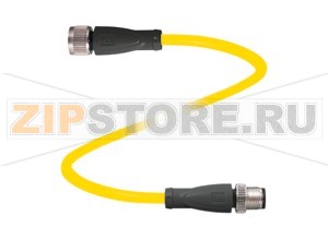 Кабель датчика-исполнительного устройства Connection cable V11-G-YE2M-PVC-U-V11-G Pepperl+Fuchs Описание оборудованияConnection cable, M12